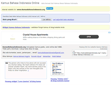 Tablet Screenshot of kamusbahasaindonesia.org